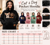 Pet Pocket Hoodie unisex hooded sweatshirt made of lamb wool