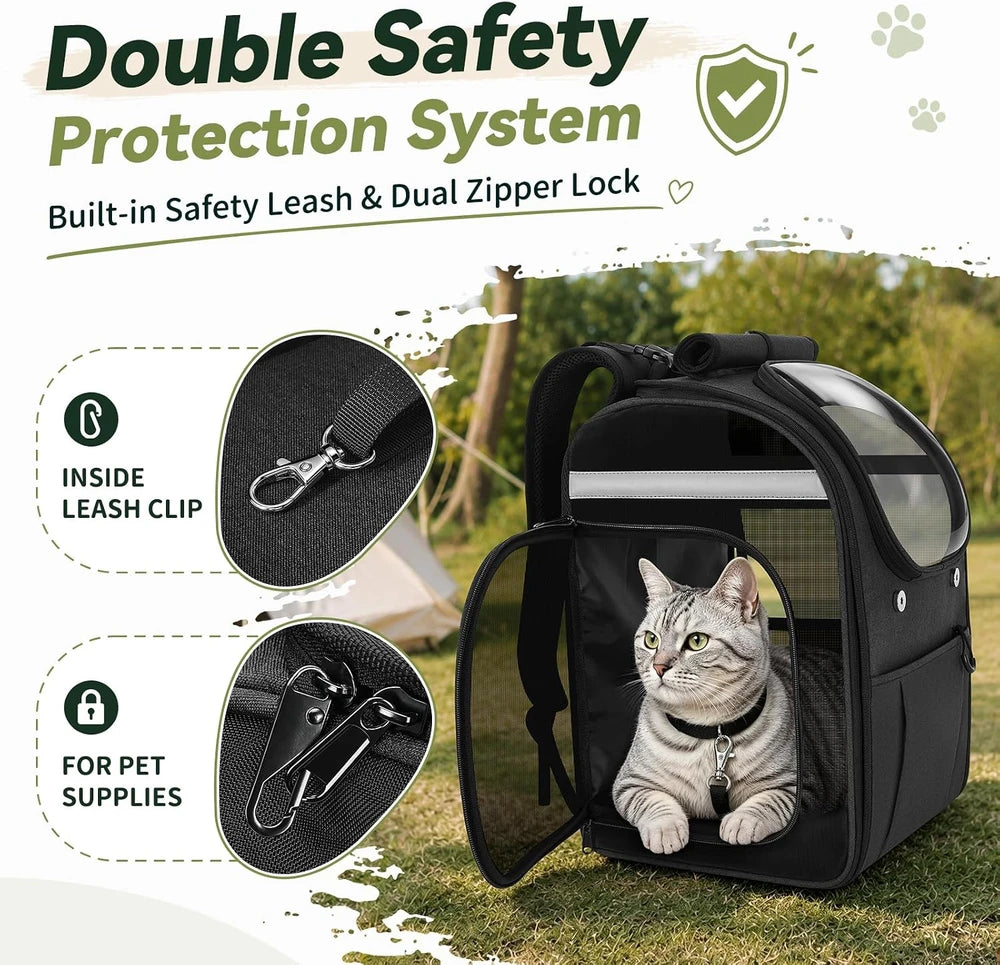 Apollo walker Cat Carrier Backpack for Small-Medium Cats,Dogs
