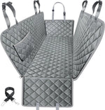 Hard Bottom Dog Car Seat Cover for Back Seat, Waterproof Hammock