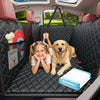 Hard Bottom Dog Car Seat Cover for Back Seat, Waterproof Hammock