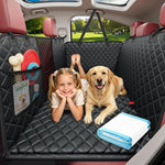 Hard Bottom Dog Car Seat Cover for Back Seat, Waterproof Hammock