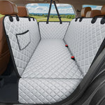Hard Bottom Dog Car Seat Cover for Back Seat, Waterproof Hammock