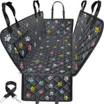 Hard Bottom Dog Car Seat Cover for Back Seat, Waterproof Hammock