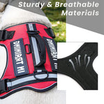 Pet Dog Leash Anti-Shock Harness Vest-Style Reflective Breathable Chest Strap