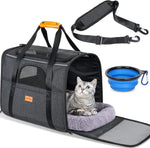 Morpilot Cat Carrier Soft for Large Medium Cats and Puppy up to 18lbs