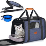 Morpilot Cat Carrier Soft for Large Medium Cats and Puppy up to 18lbs