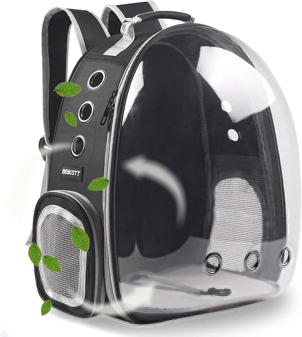 Cat Backpack Carrier Breathable Pet Travel Bag for Cats Dogs Bunny