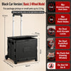 Double-layer cat carrier, portable pet trolley case, large-capacity airline crate, foldable cat carrier, can be taken on a plane