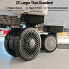 Double-layer cat carrier, portable pet trolley case, large-capacity airline crate, foldable cat carrier, can be taken on a plane