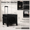 Double-layer cat carrier, portable pet trolley case, large-capacity airline crate, foldable cat carrier, can be taken on a plane