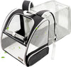 Texsens Innovative Traveler Bubble Backpack Pet Carriers for Cats and Dogs (Black)