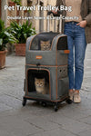Moorpet/Portable Breathable Large Capacity Double-Layer Pet Bag for Cats and Dogs