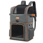 Moorpet/Portable Breathable Large Capacity Double-Layer Pet Bag for Cats and Dogs
