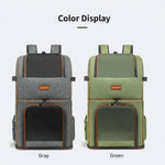 Moorpet/Portable Breathable Large Capacity Double-Layer Pet Bag for Cats and Dogs