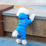 Hundekleidung, warmer Baumwollmantel, geeignet für Teddy- und Zwergspitzrassen, wasserdichter Vierbeiner-Mantel für kleine Hunde, Winterkleidung für Haustiere, britischer Stil