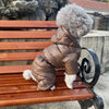 Hundekleidung, warmer Baumwollmantel, geeignet für Teddy- und Zwergspitzrassen, wasserdichter Vierbeiner-Mantel für kleine Hunde, Winterkleidung für Haustiere, britischer Stil