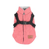 New cross-border pet dog clothing, autumn and winter collection, thickened cotton dog clothes, two-legged vest for small dogs, leash manufacturer
