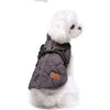 New cross-border pet dog clothing, autumn and winter collection, thickened cotton dog clothes, two-legged vest for small dogs, leash manufacturer