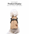 New cross-border pet dog clothing, autumn and winter collection, thickened cotton dog clothes, two-legged vest for small dogs, leash manufacturer