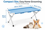New mesh pet bathing and grooming stand, foldable, for cats and dogs, a must-have for pet cleaning and bathing