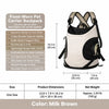 Breathable mesh front carrier for cats, designed to be worn on the chest