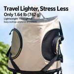 Breathable mesh front carrier for cats, designed to be worn on the chest