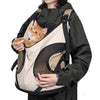 Breathable mesh front carrier for cats, designed to be worn on the chest