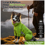 Reflective Waterproof Dog Raincoat | Weather Protection Jacket for Outdoor Adventures