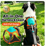 [All-in-One Harness] Dog Walking Vest-Style Anti-Pull Leash