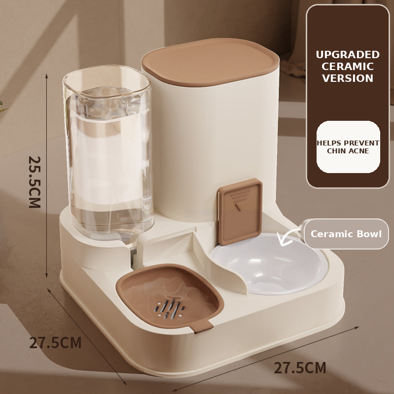 2-in-1 Automatic Cat Feeder & Water Dispenser