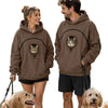 Hooded women's casual sweatshirt for pets, women's zippered long-sleeved hooded fleece top wholesale