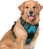rabbitgoo Dog Harness, No Pull for Large Dogs with 2 Leash Clips, Pet Vest