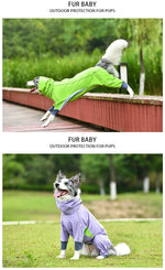 Reflective Waterproof Dog Raincoat | Weather Protection Jacket for Outdoor Adventures
