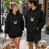 Hooded women's casual sweatshirt for pets, women's zippered long-sleeved hooded fleece top wholesale